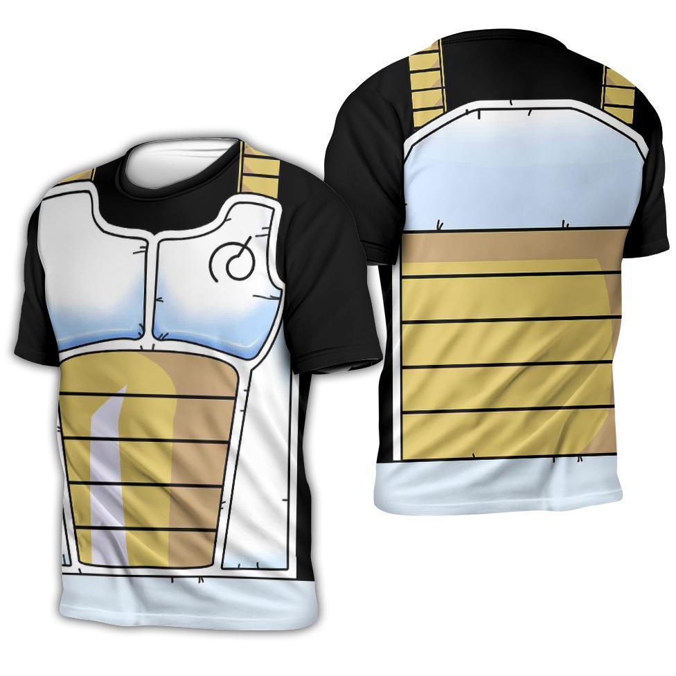 Vegeta Saiyan Battle Armor Dragon Ball Apparel Hoodie Shirts