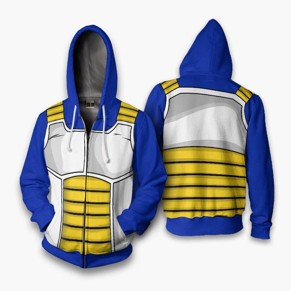 Vegeta Uniform Custom Dragon Ball Amine Casual Hoodie Shirts
