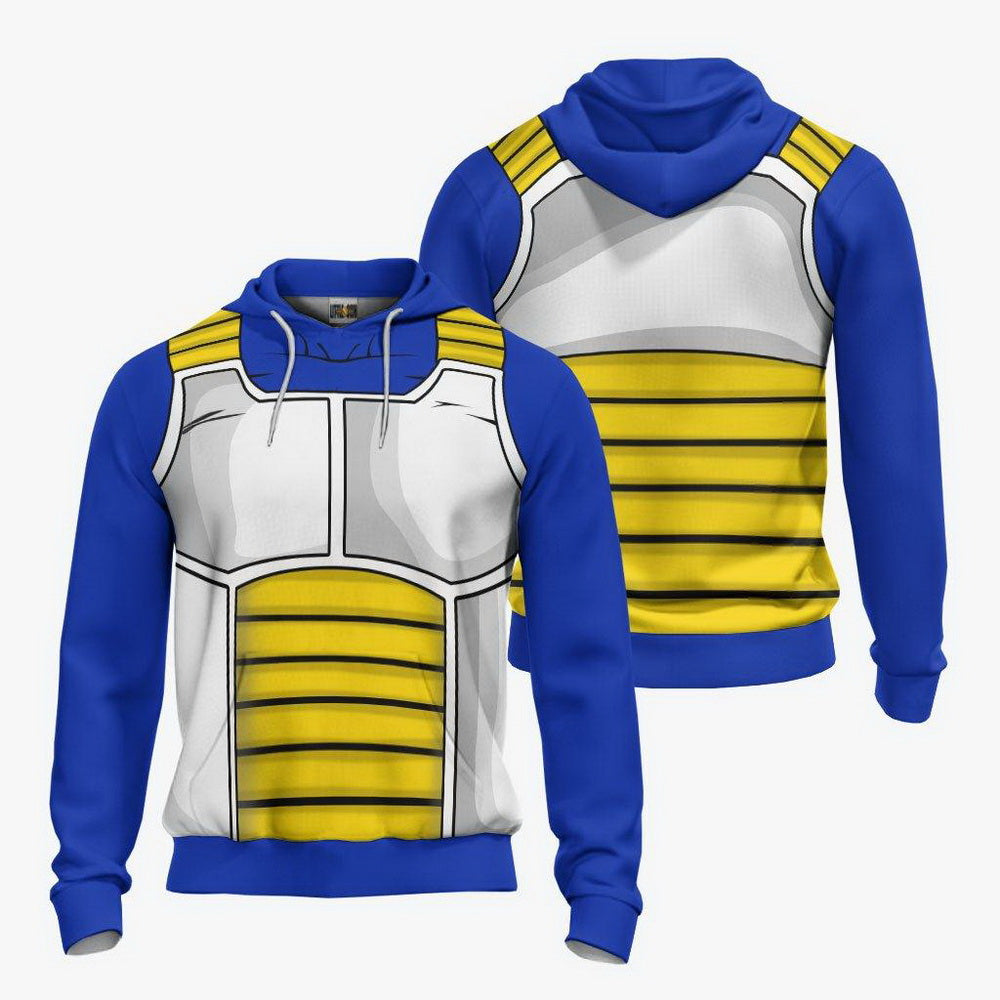 Vegeta Uniform Custom Dragon Ball Amine Casual Hoodie Shirts