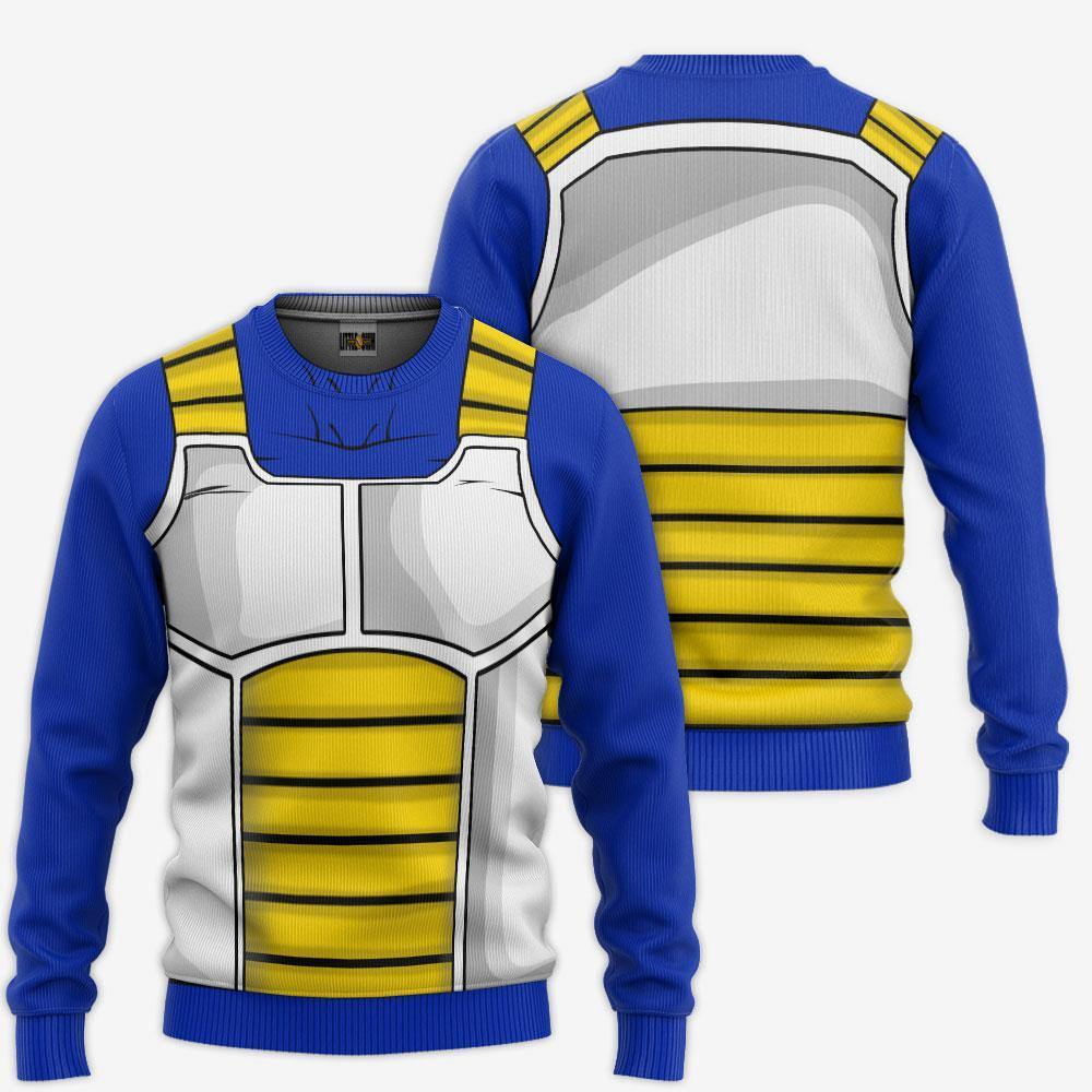 Vegeta Uniform Custom Dragon Ball Amine Casual Hoodie Shirts