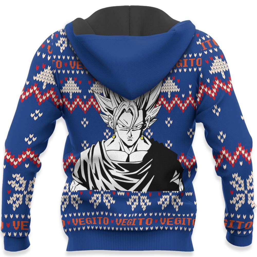 Vegito Ugly Christmas Sweater Dragon Ball Hoodie Shirt