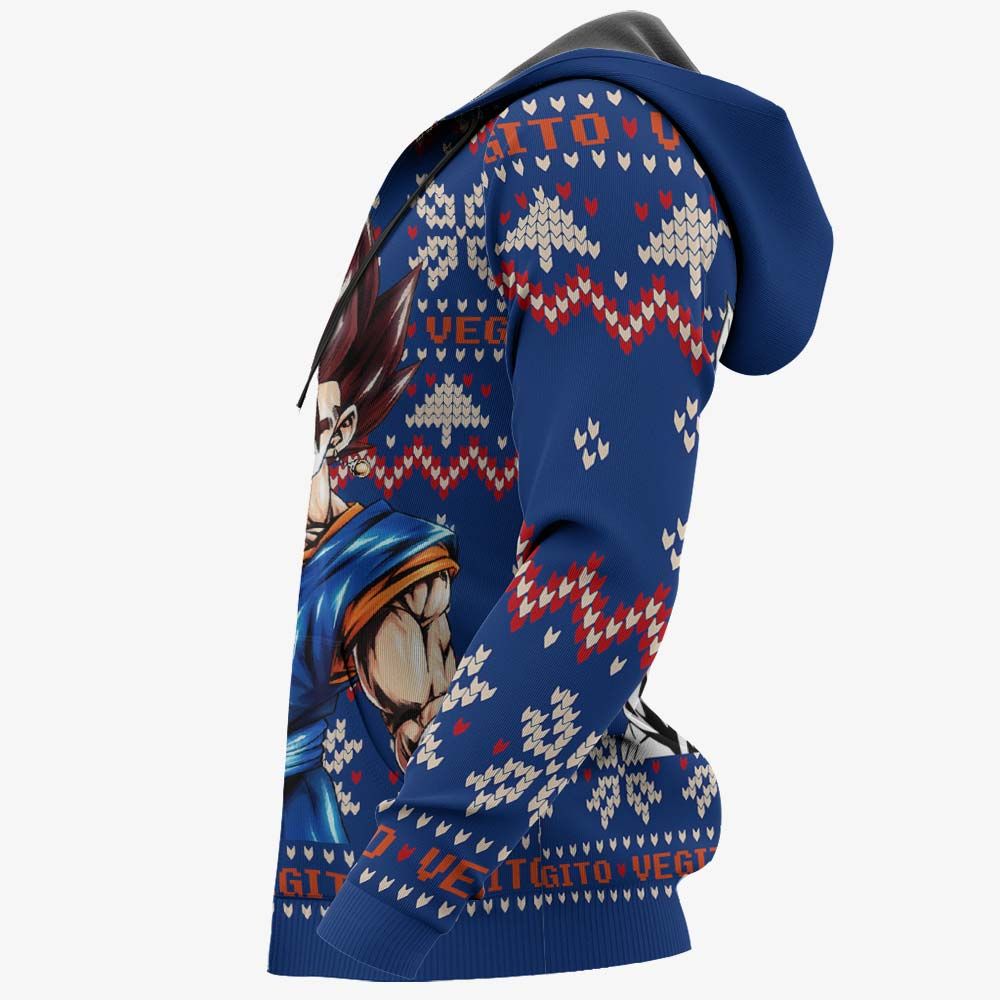Vegito Ugly Christmas Sweater Dragon Ball Hoodie Shirt