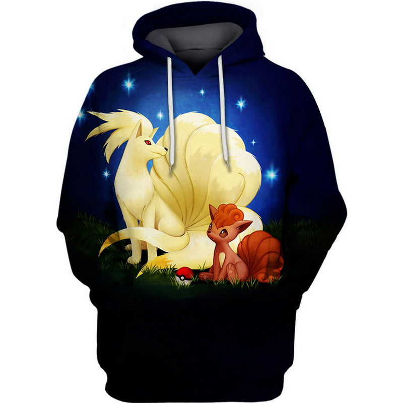 Vulpix and Ninetales Hoodie / T-Shirt