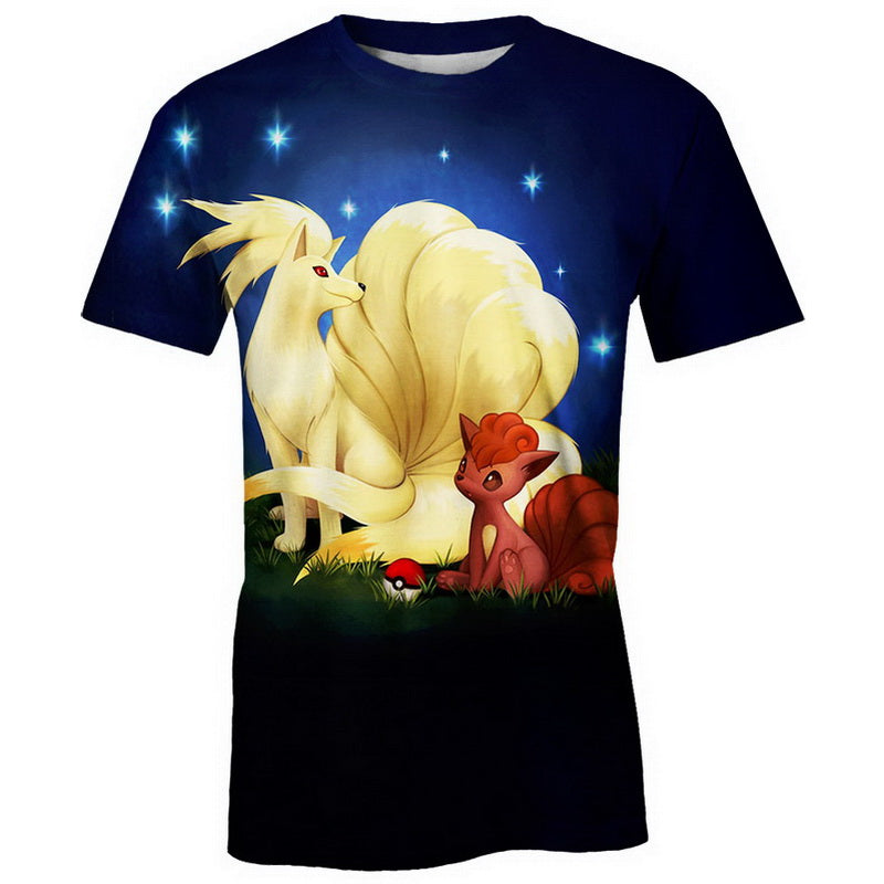 Vulpix and Ninetales Hoodie / T-Shirt