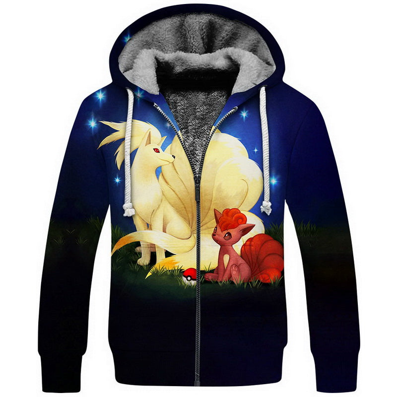 Vulpix and Ninetales Hoodie / T-Shirt