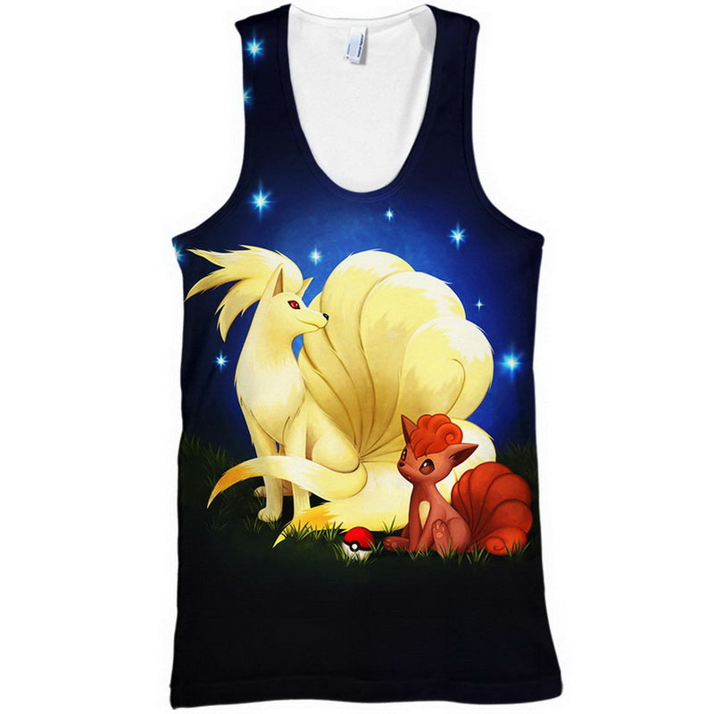 Vulpix and Ninetales Hoodie / T-Shirt