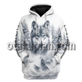 Wolf Snow Custom Name T-Shirt / Hoodie