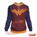 Wonder Woman All Over Print Pullover Hoodie