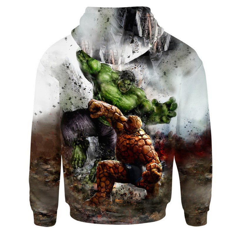 World War Hulk and Thing Hoodie / T-Shirt