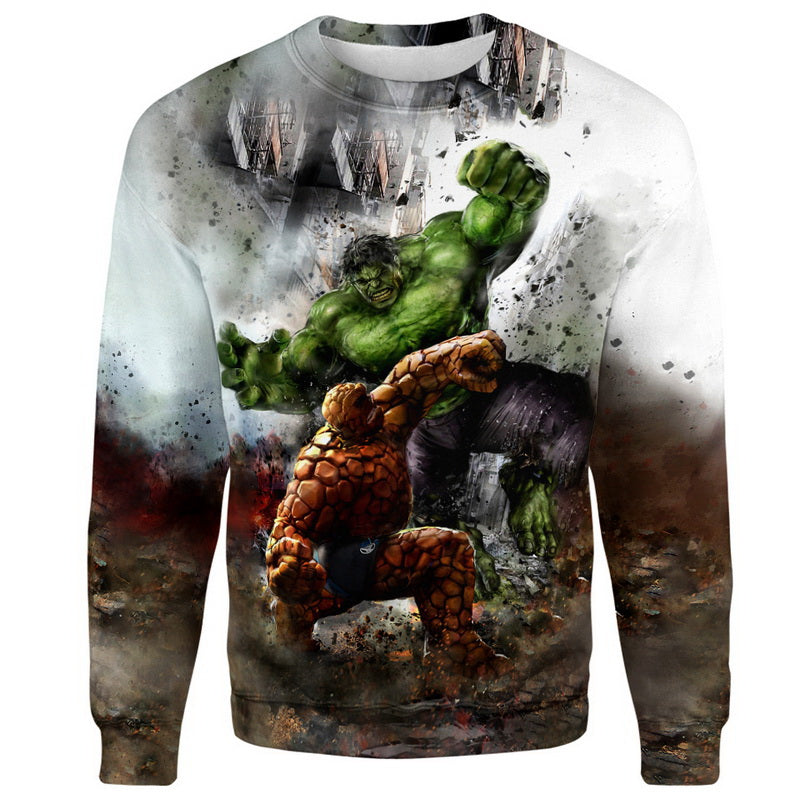 World War Hulk and Thing Hoodie / T-Shirt