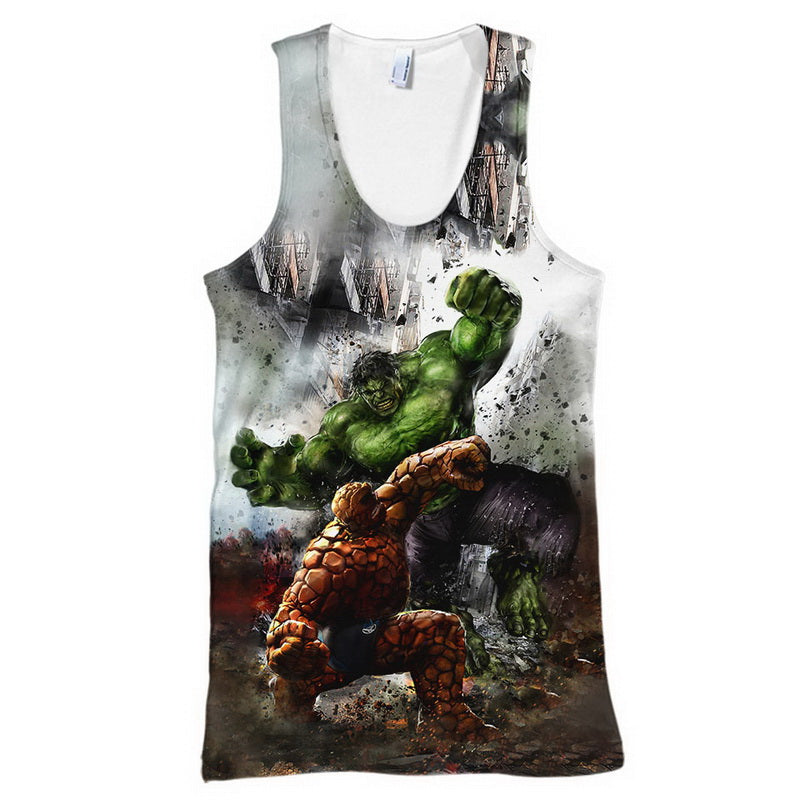 World War Hulk and Thing Hoodie / T-Shirt