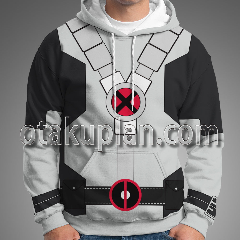 X Force Dead Man 2 Battle Suit Cosplay Hoodie