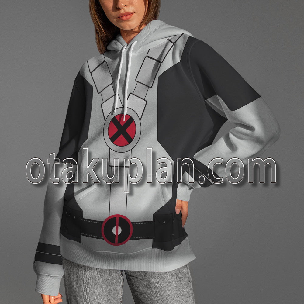 X Force Dead Man 2 Battle Suit Cosplay Hoodie