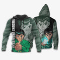 Yusuke Urameshi Hoodie Custom Anime