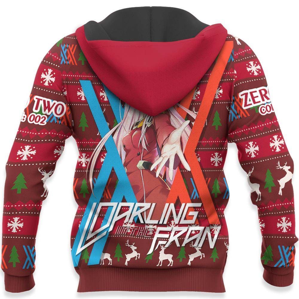 Zero Two Code Ugly Christmas Sweater Darling In The Franxx Hoodie Shirt